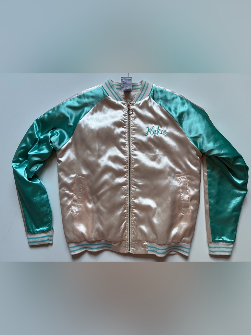 Hot Topic Her Universe Studio Ghibli Spirited Away Haku Jacket/Bomber - Medium